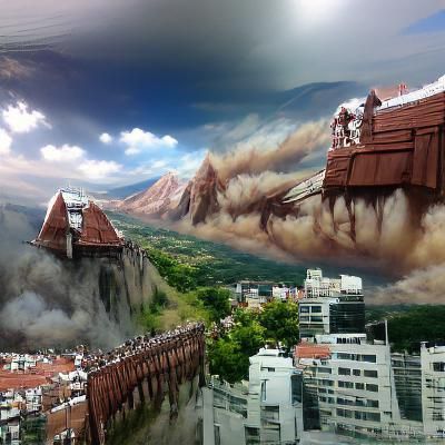 Attack on Titan Matte Painting
