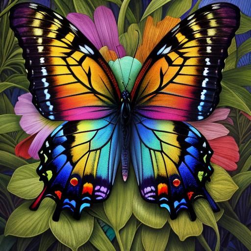 Rainbows and Butterflies in High Resolution