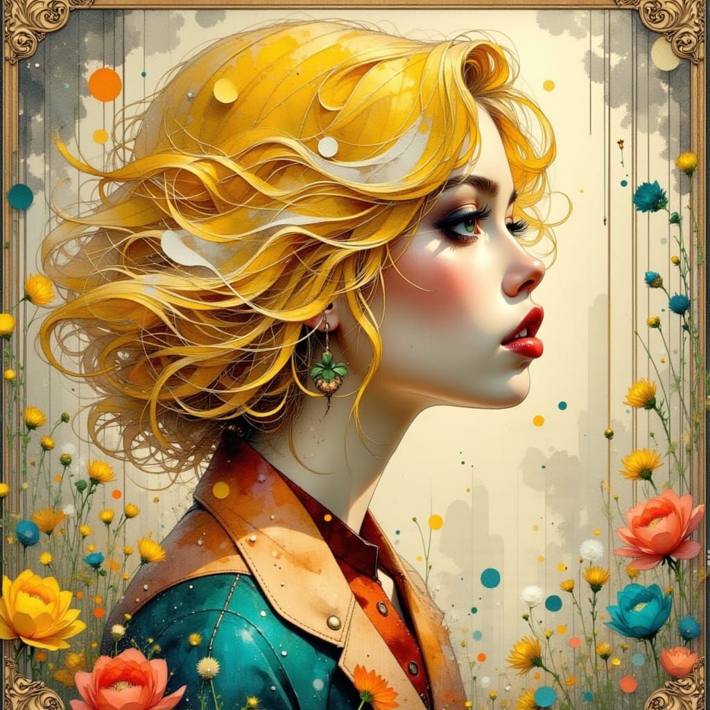 Blonde Woman: Strength Refined by Will