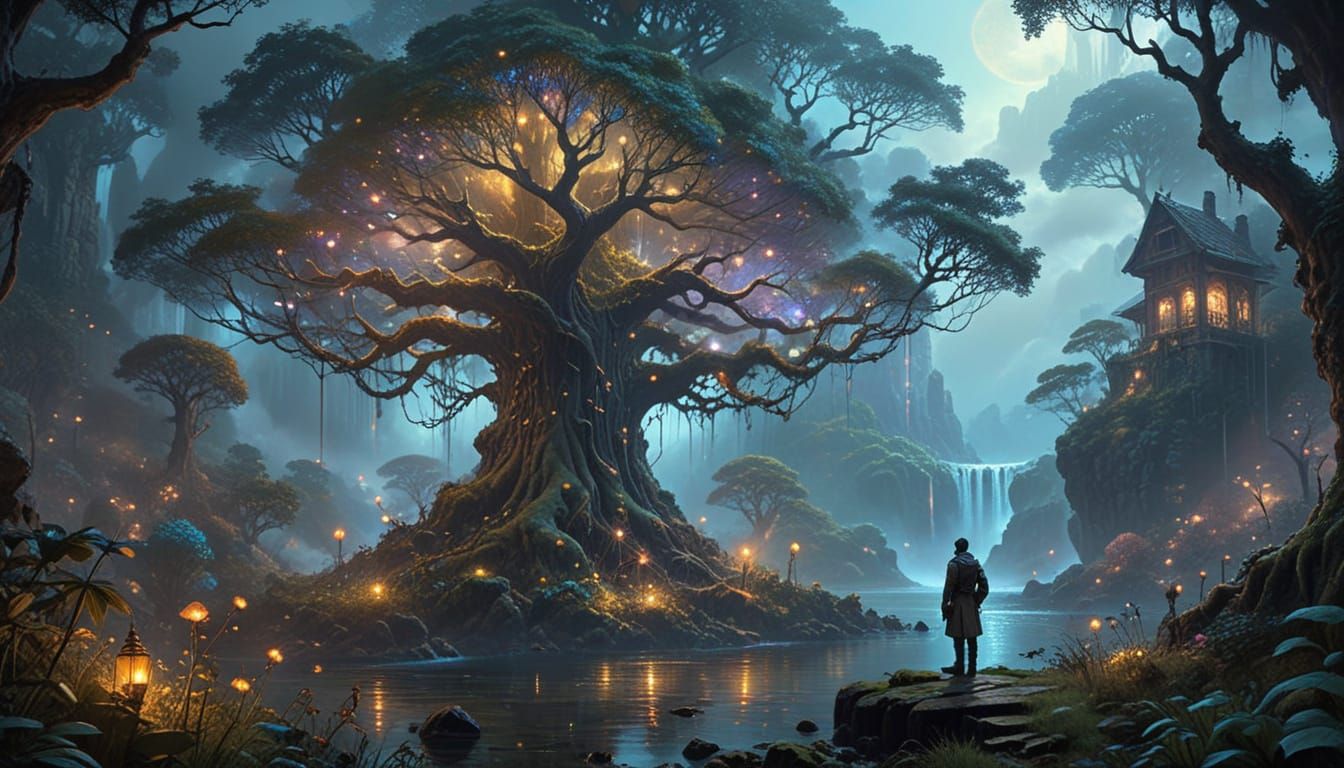 Explorer and Ancient Tree Synthesizer in Astral Style