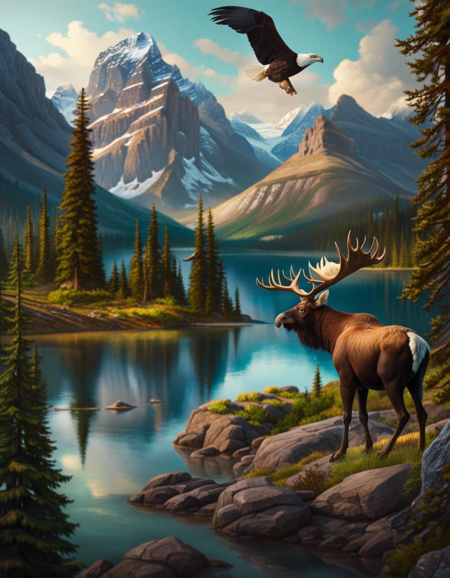 🫎🦅Animal Spotting in Banff, Alberta, Canada 🇨🇦🦅🫎