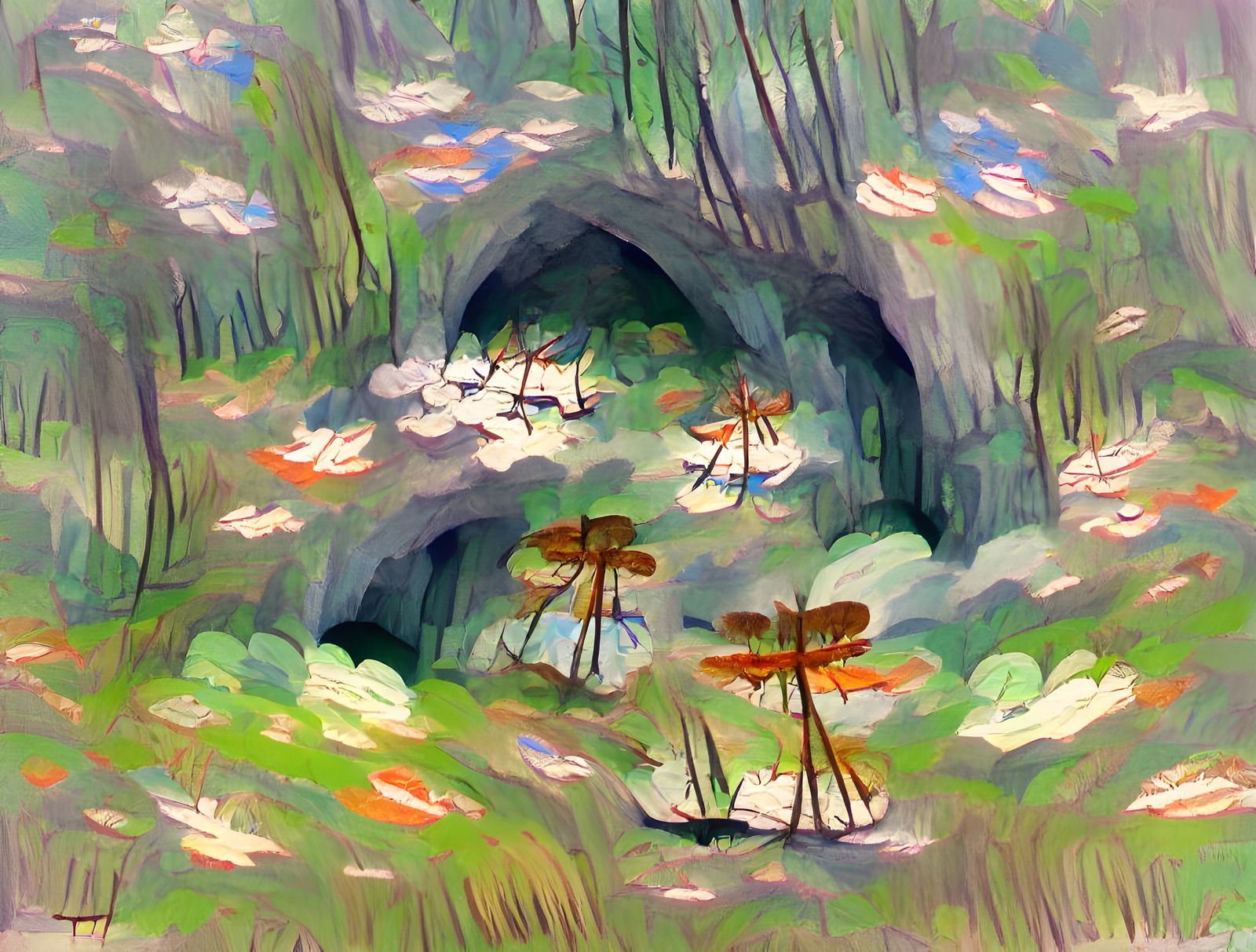 The dragonfly cave entrance