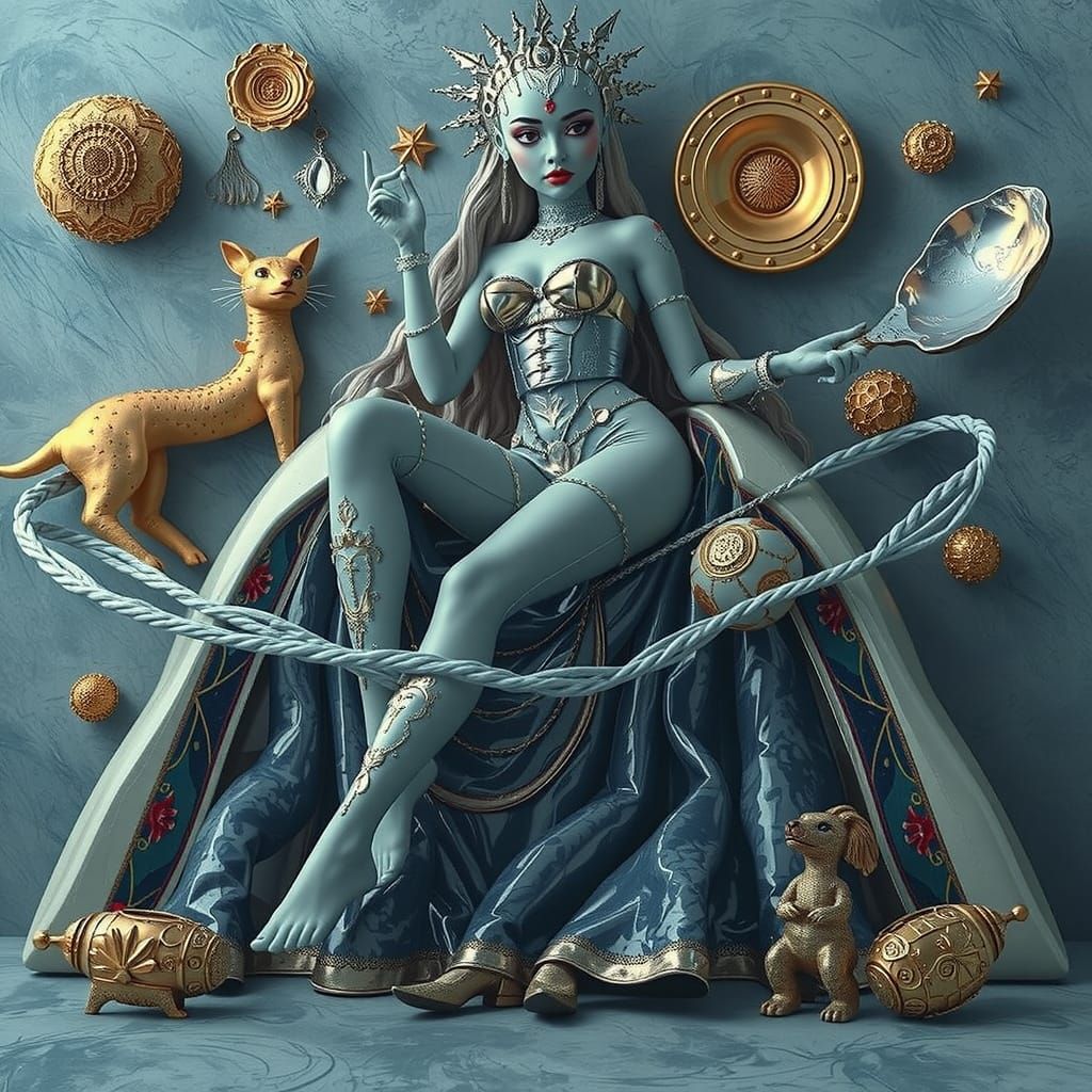 Psychedelic Surrealism in Hyperrealistic 3D