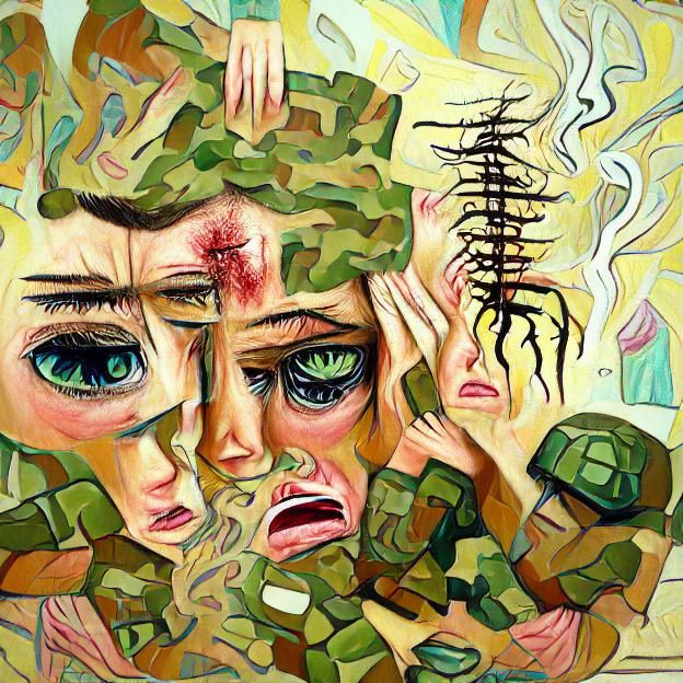 Abstract PTSD Conceptual Art