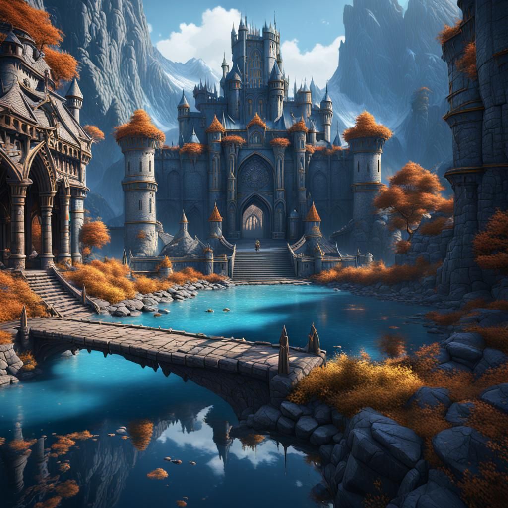 Detailed Matte Painting: Knight of Might