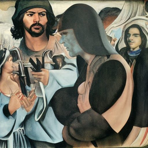 Che Guevara in Candy Worlds, Andrei Rublev & Diego Rivera St...