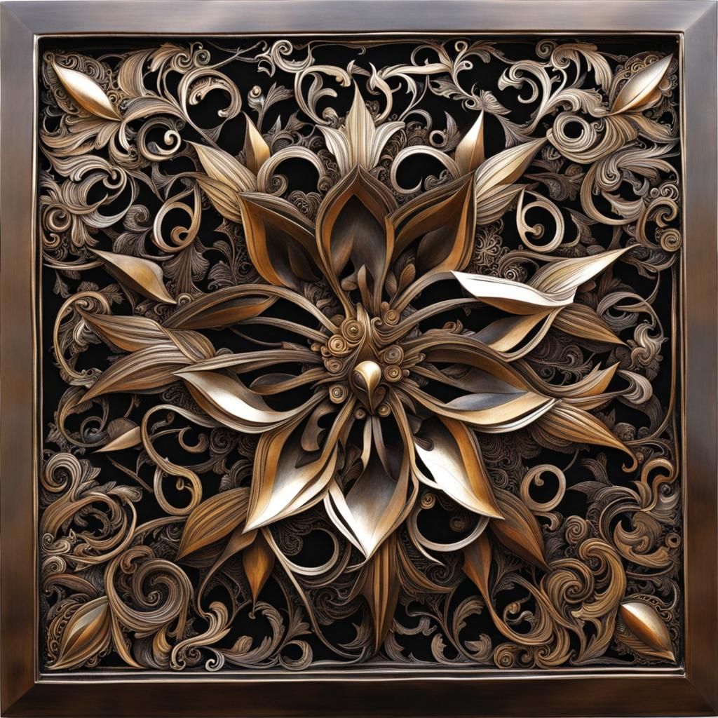 Abstract Metal Art Sculpture