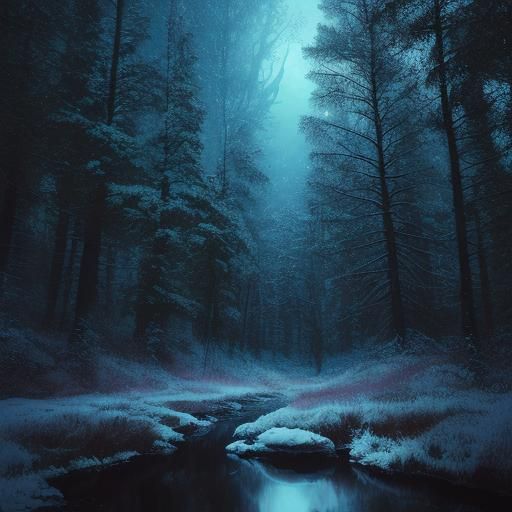 Fiery Desert Landscape in Digital Art