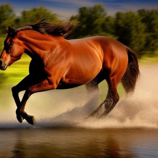 Free Horse Galloping at Sunset: Professional Photography