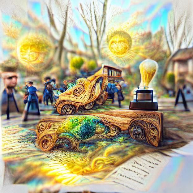 Surreal Steampunk Storybook in Renaissance Style