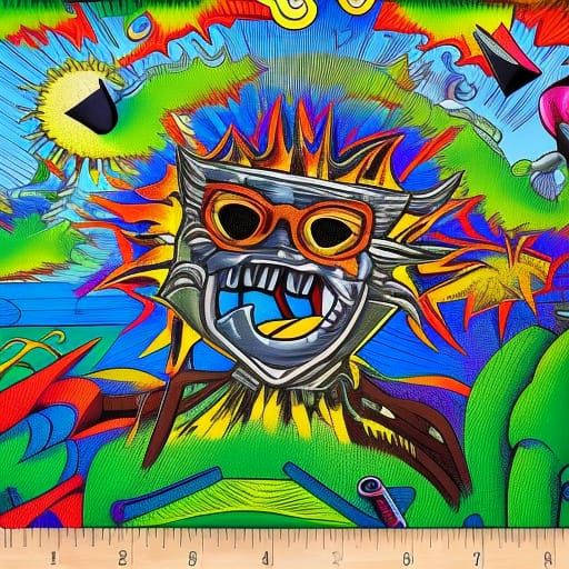 Freedom of Thoughts: Vibrant Nature Escape