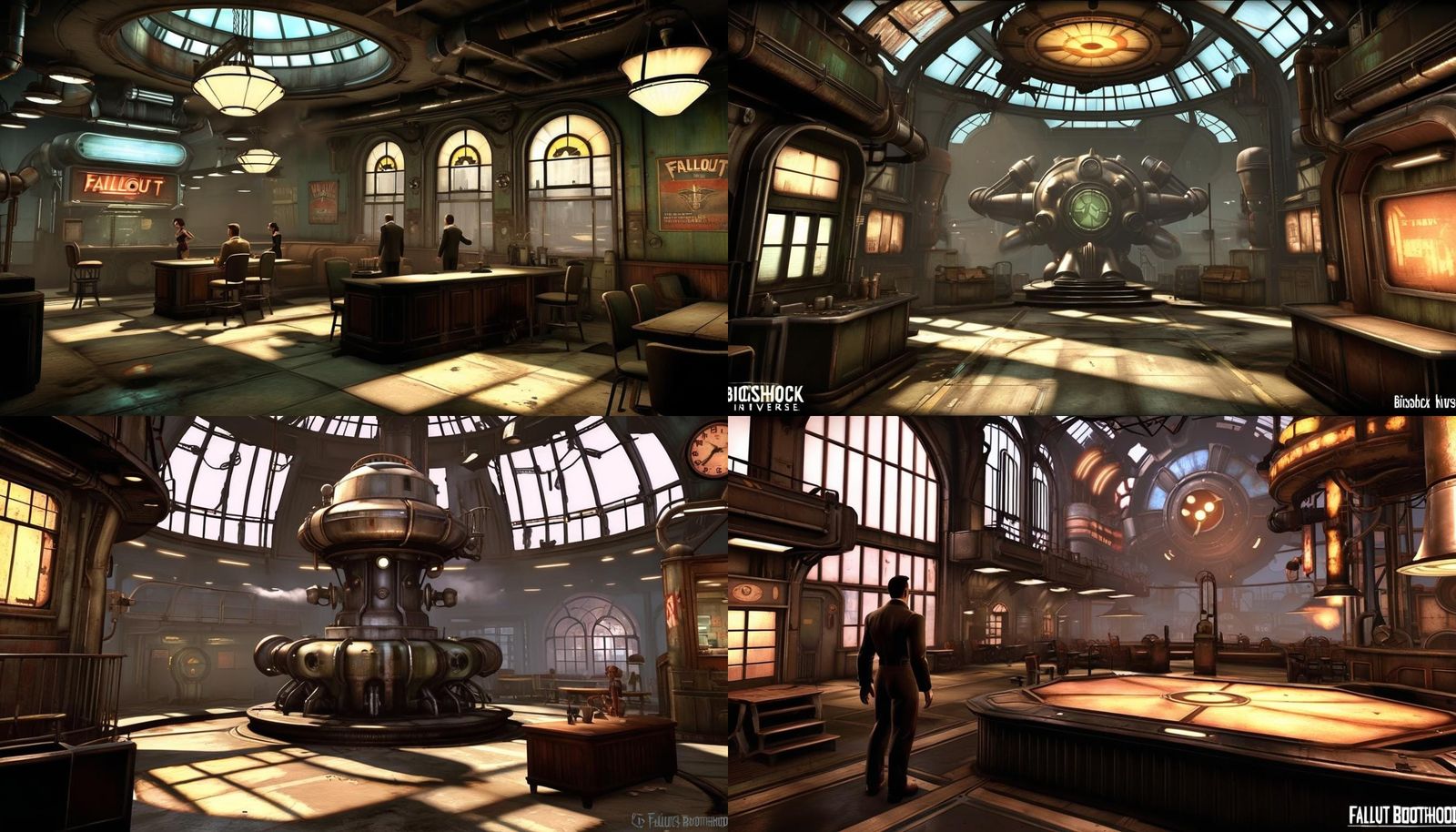Fallout Universe: Brotherhood Invades Bioshock's Rapture