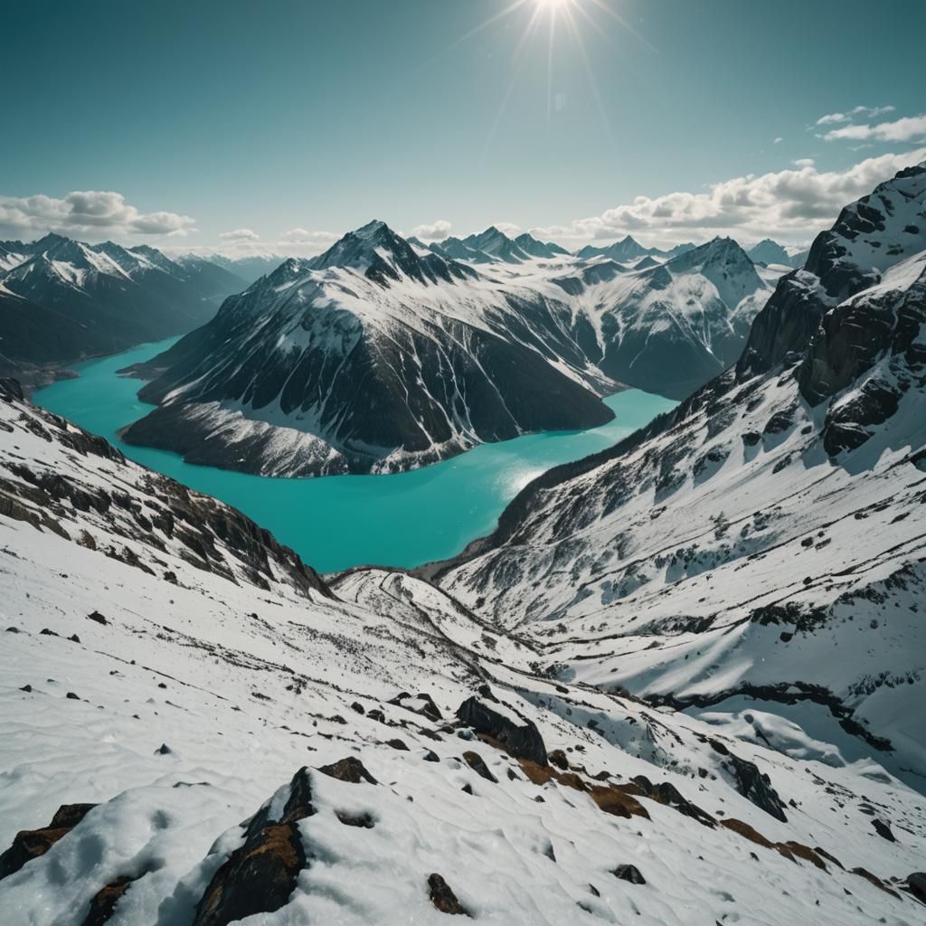 Epic Himalayan Tiger in Turquoise Paradise