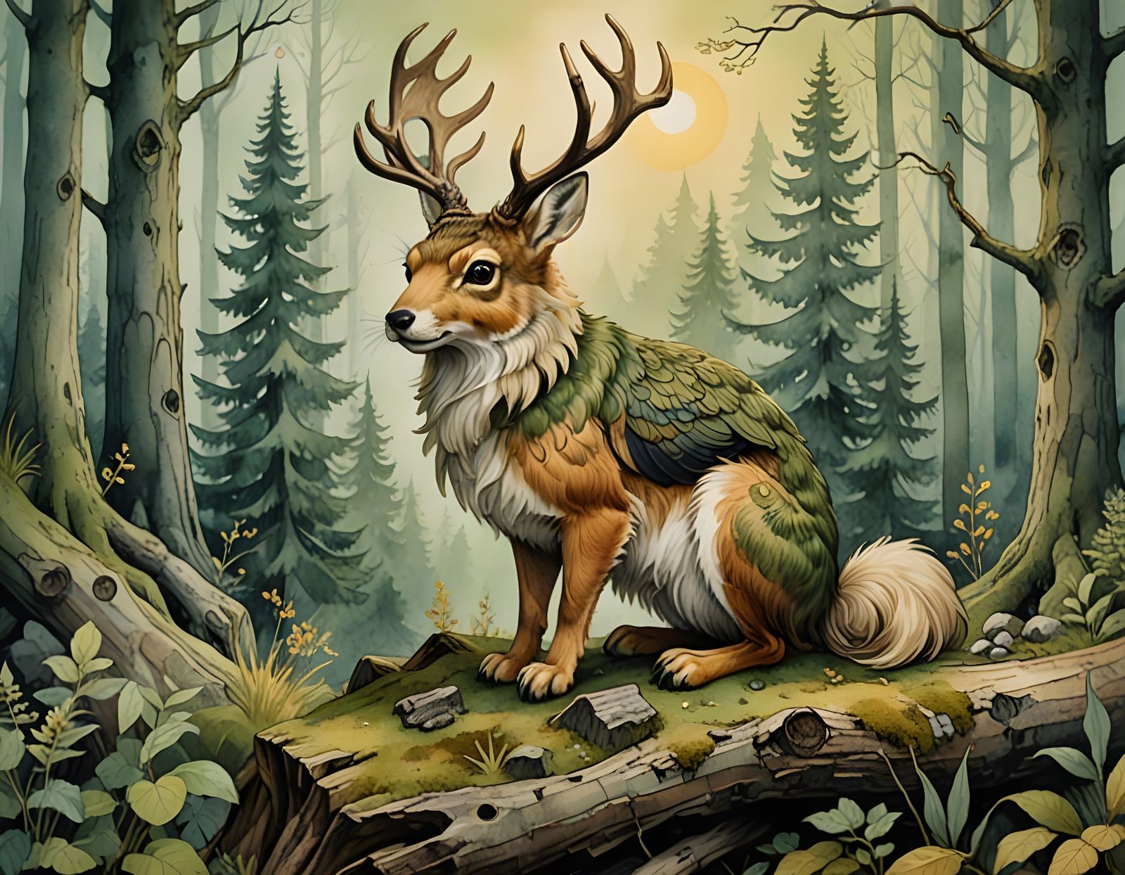 Mythical Alpine Creatures of Southern Germany