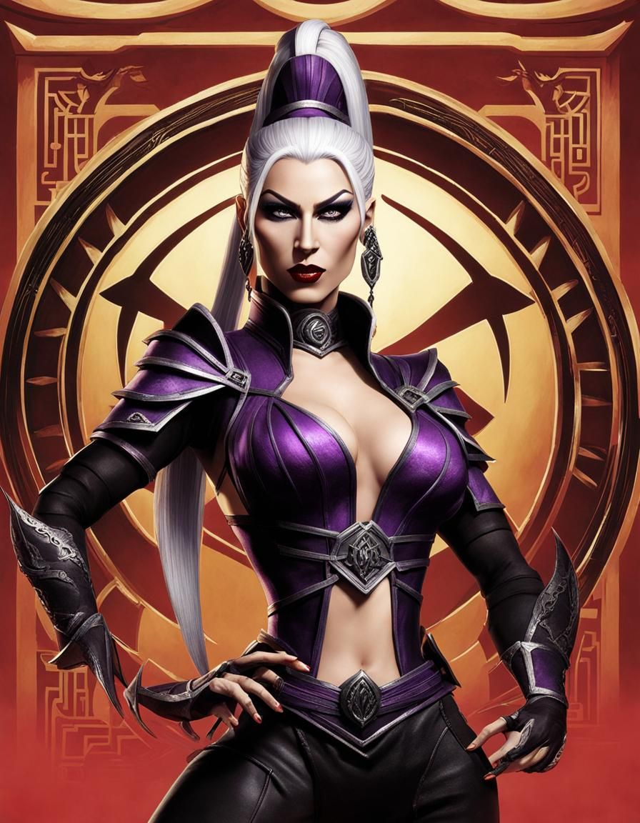 Immortal Sindel in Mortal Kombat 1 Style