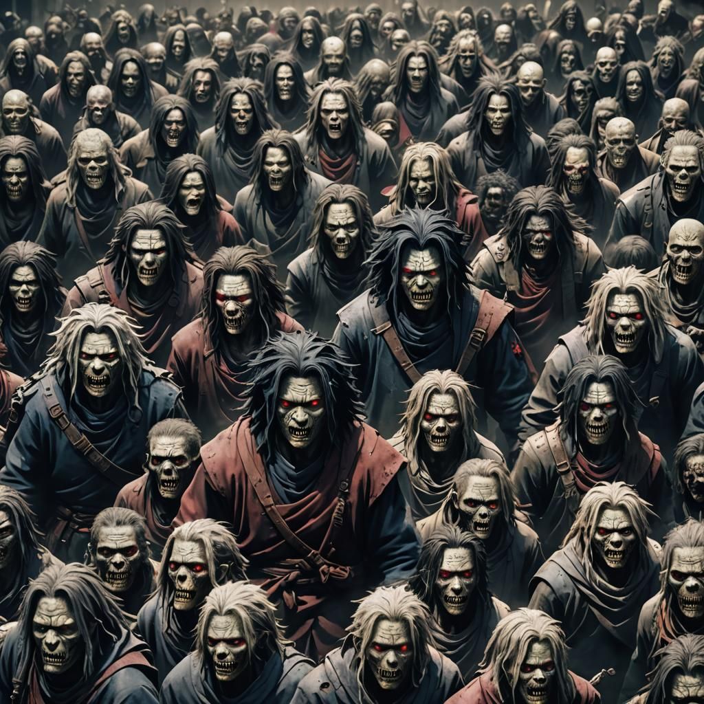 Hyperrealistic Zombie Composition in High Definition