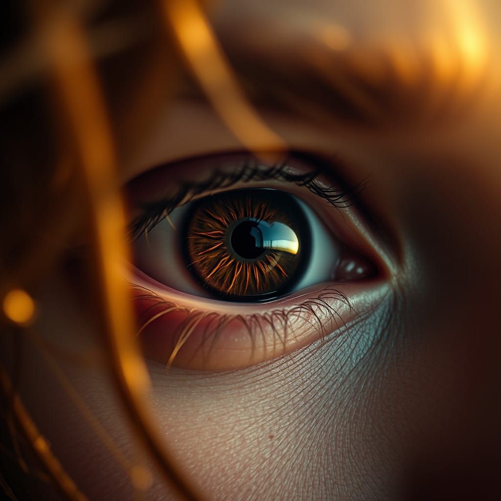 Vulnerable Portrait of Turbulent Emotions in a Single, Pierc...