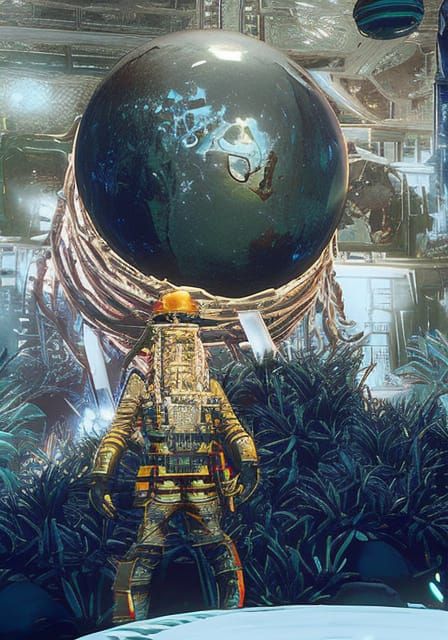 No Man's Sky: Detailed Sci-Fi Environment with Raytracing