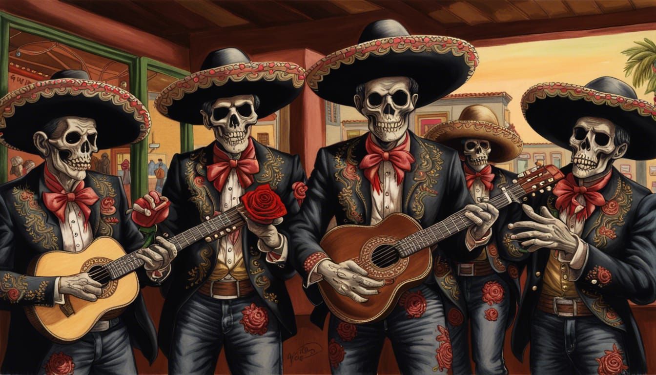 Mariachi Banda del Día de Muertos