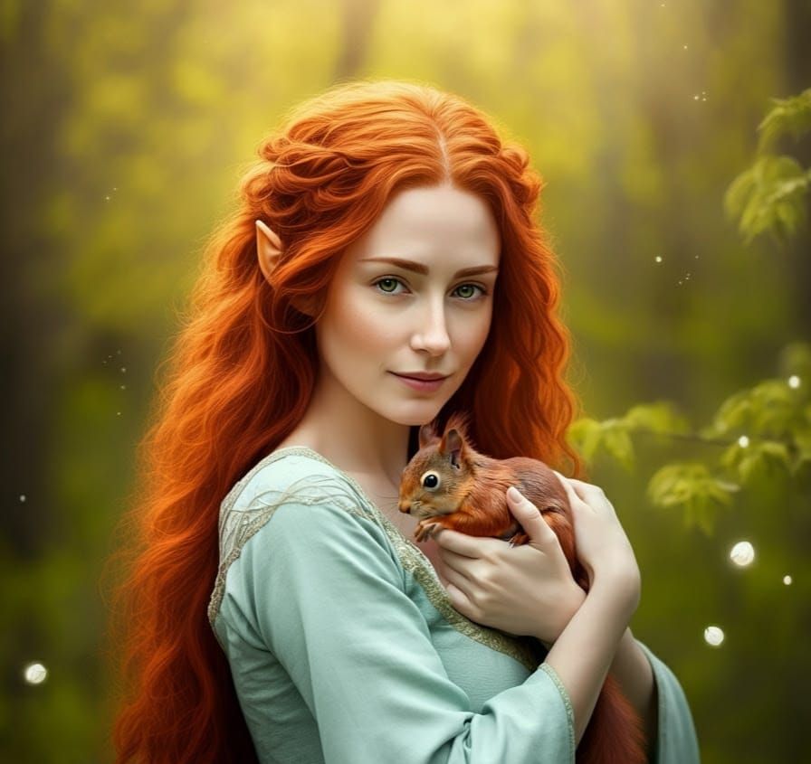 Elvish Lady of the Spring Forest