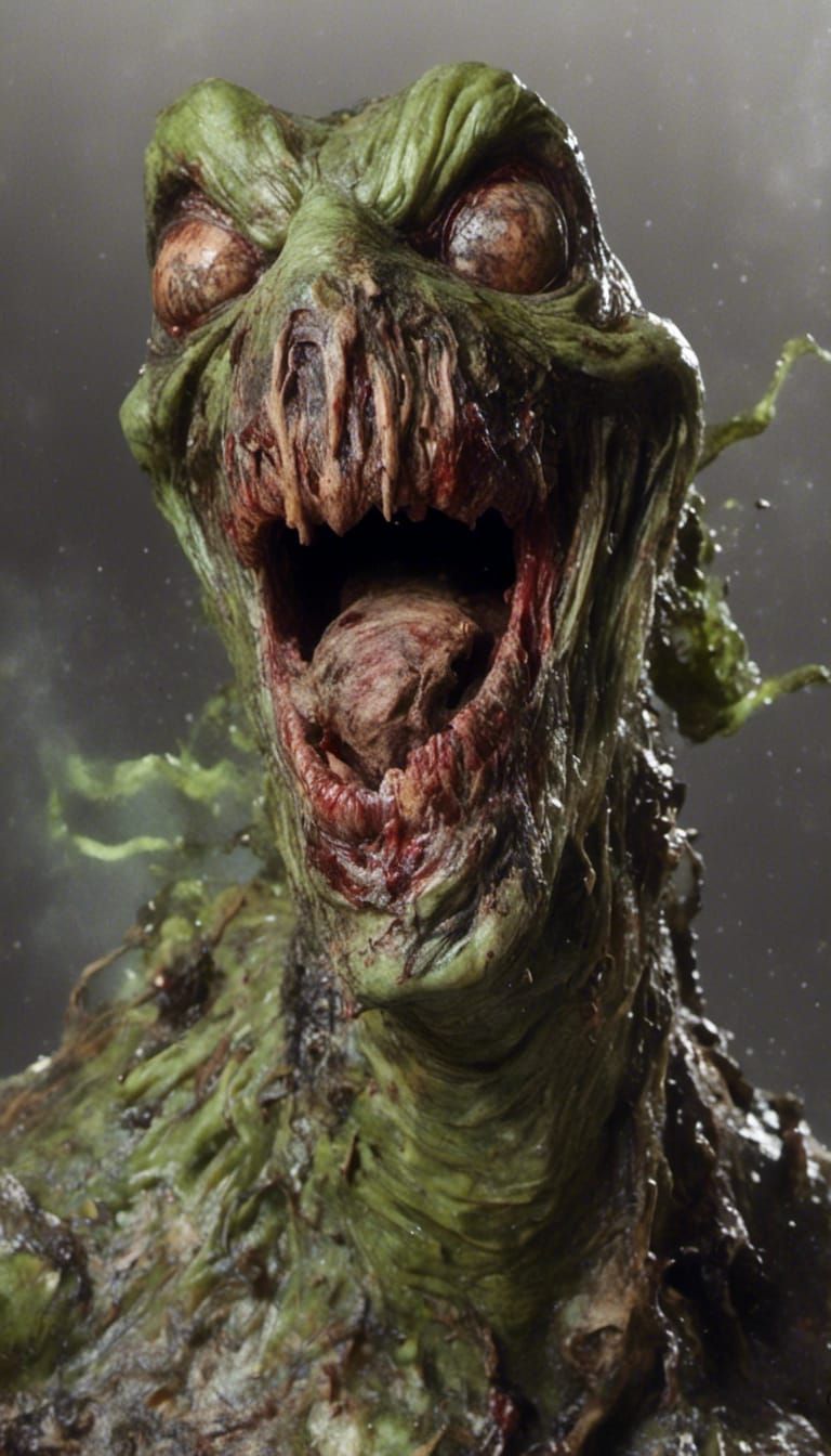 Macabre Slimer from Ghostbusters Digital Art