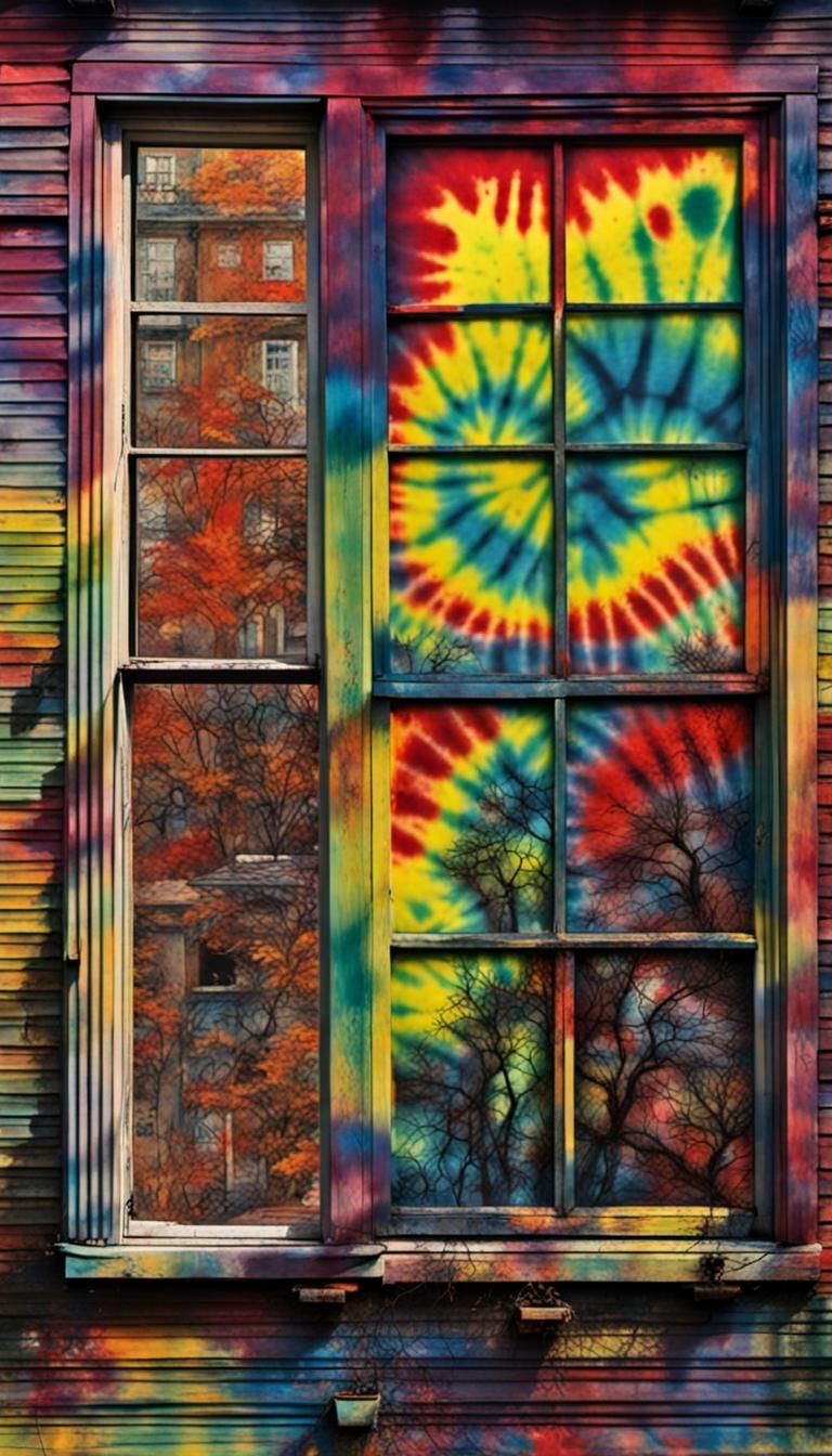 Tie-Dyed Chaos Creeps In: Neo-Primitivism Surrealism