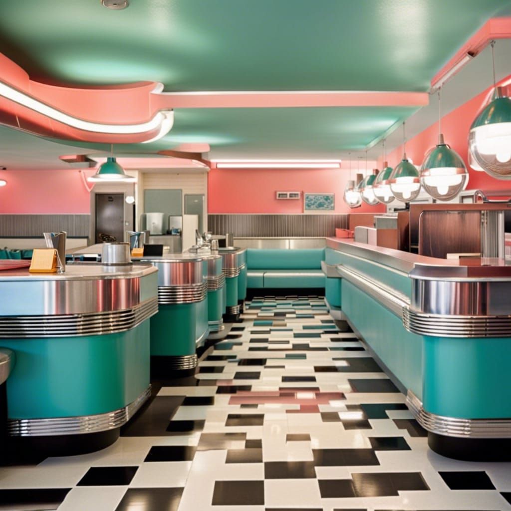 1950s Diner Scene
