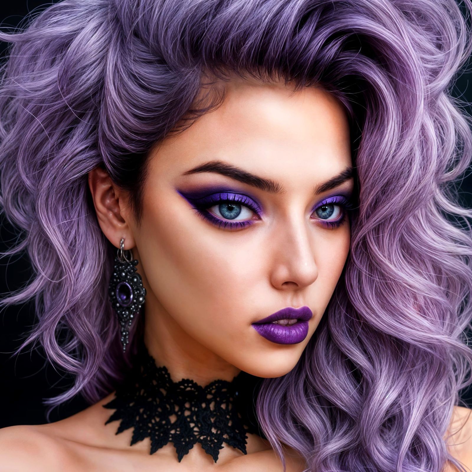 Suzy: Dark and Dangerous Woman in Hyperrealism