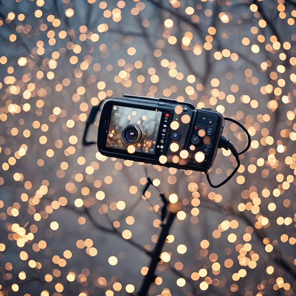 Mobile Phone Captured with Professional Photography Techniqu...