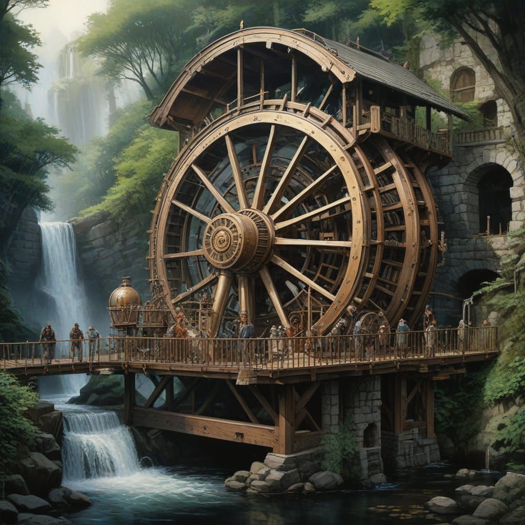 Steampunk Alchemist in a Hidden Laboratory