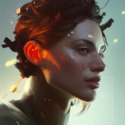 Detailed Portrait with Dynamic Lighting in Artgerm Style