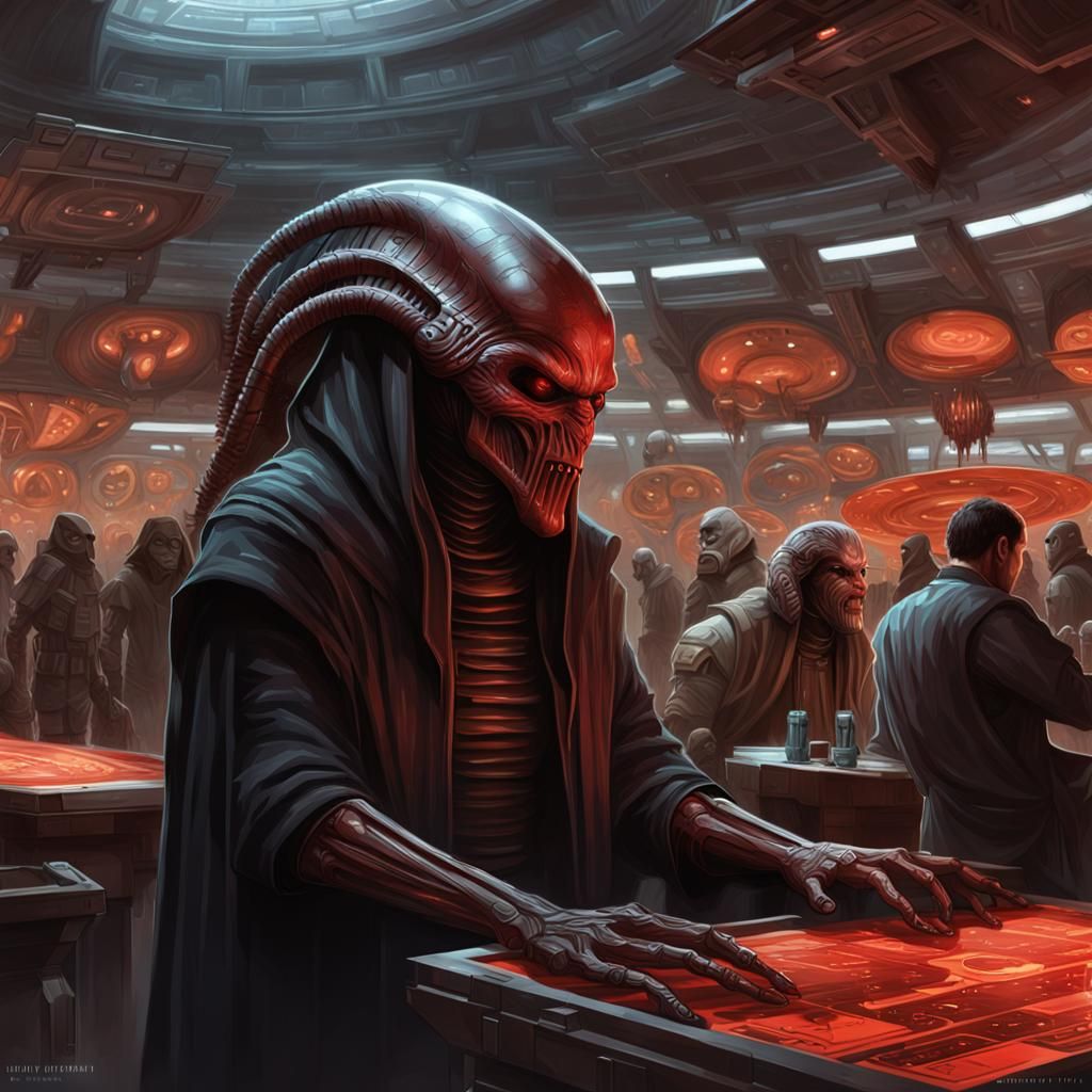 Intergalactic Market on Terra: An Artstation Portrait