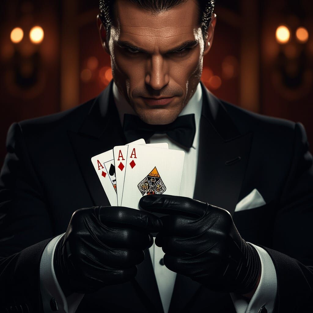 Gambler Holds Winning Hand in Cinematic Style