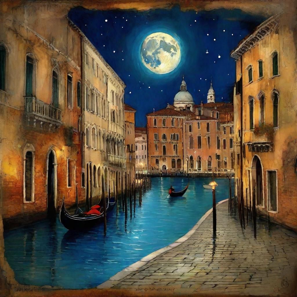 A whimsical view of Venice