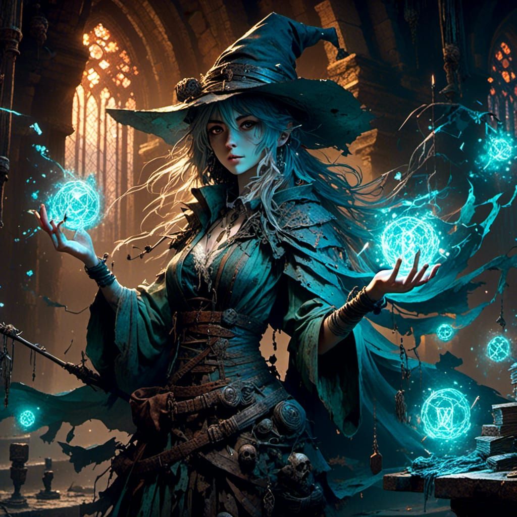 Mage with Orb Spells