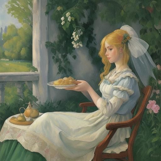 Fauvist Still Life: Fairy with Milk and Butter