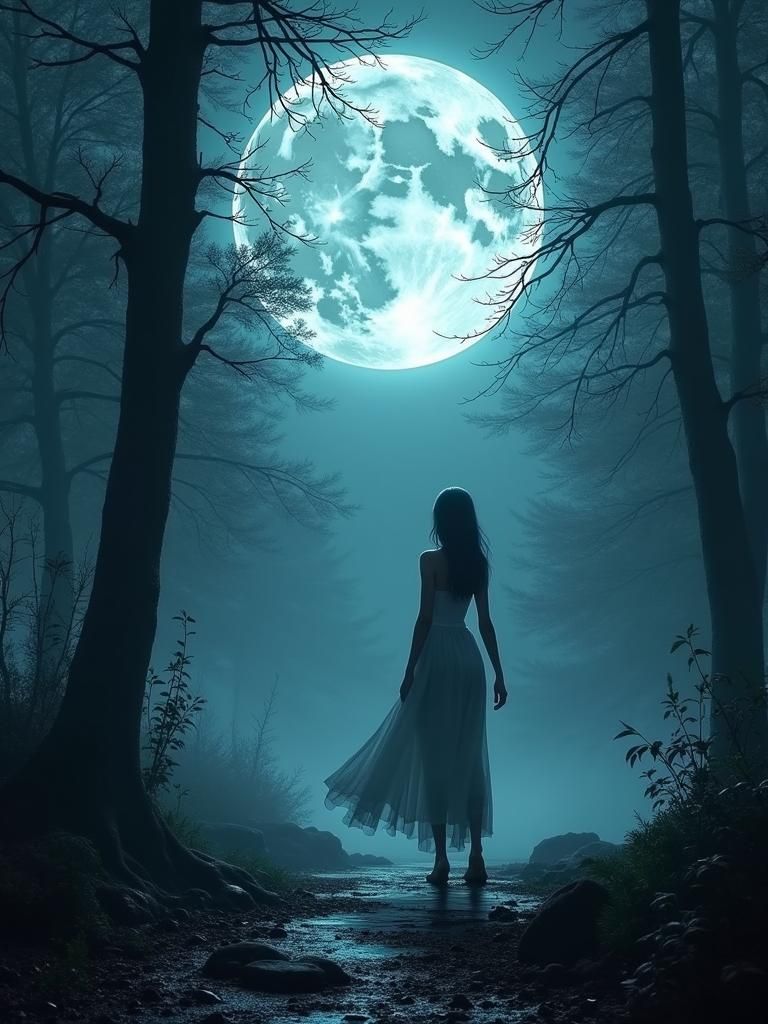 Moonlit Ghostly Disco in Funky Forest