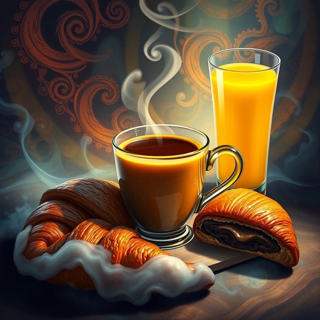Coffee, Croissant, and Fantasy