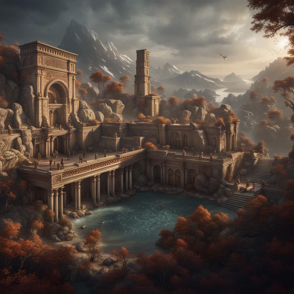 Hannibal of Carthage: Detailed Matte Painting