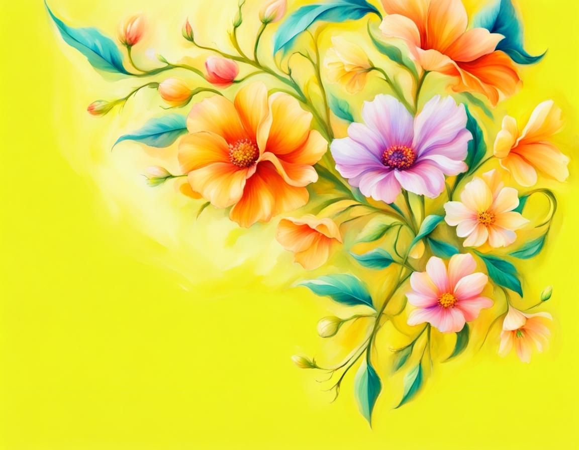 Fairy Tale Flowers in Photo-Realistic Style