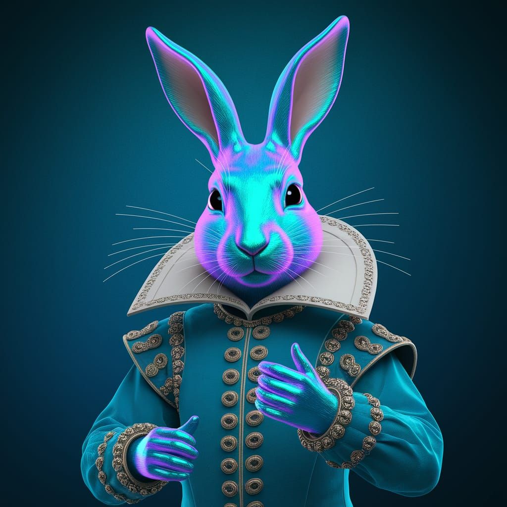 Iridescent Rabbit Performs Shakespeare's Tempest