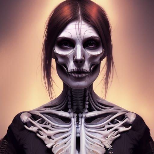 Woman's Transformation: A Hyperdetailed Portrait