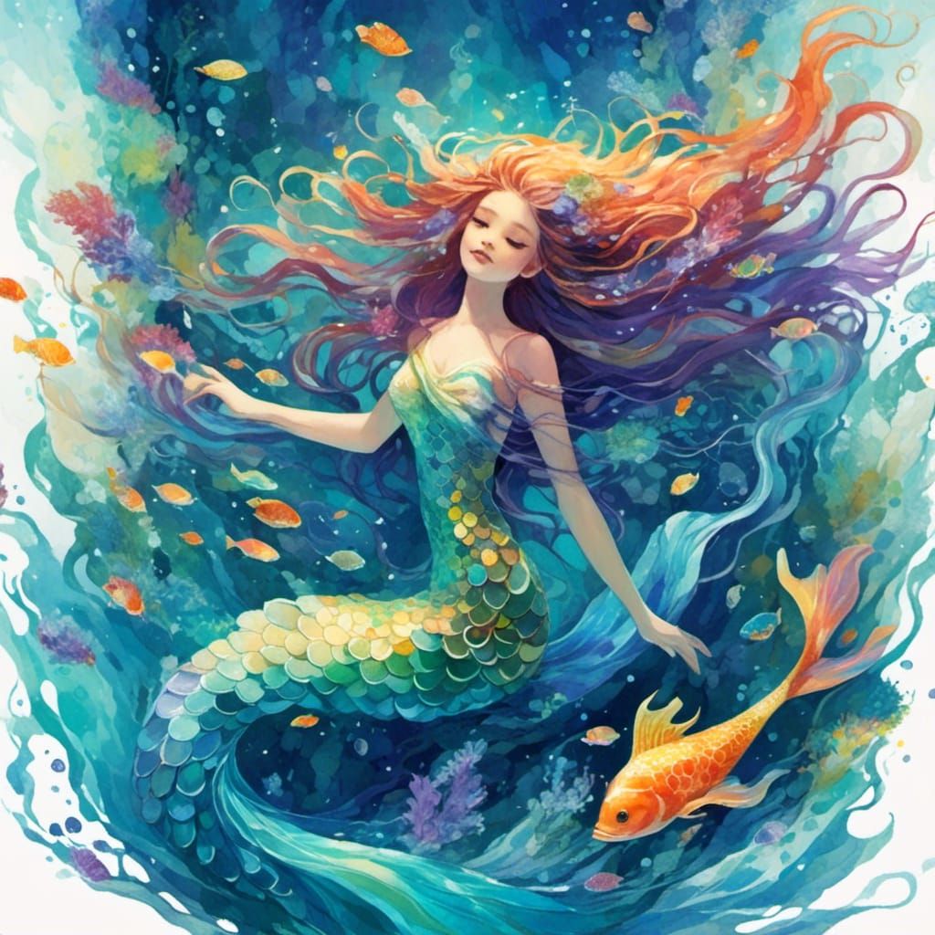 Whimsical Underwater Dance