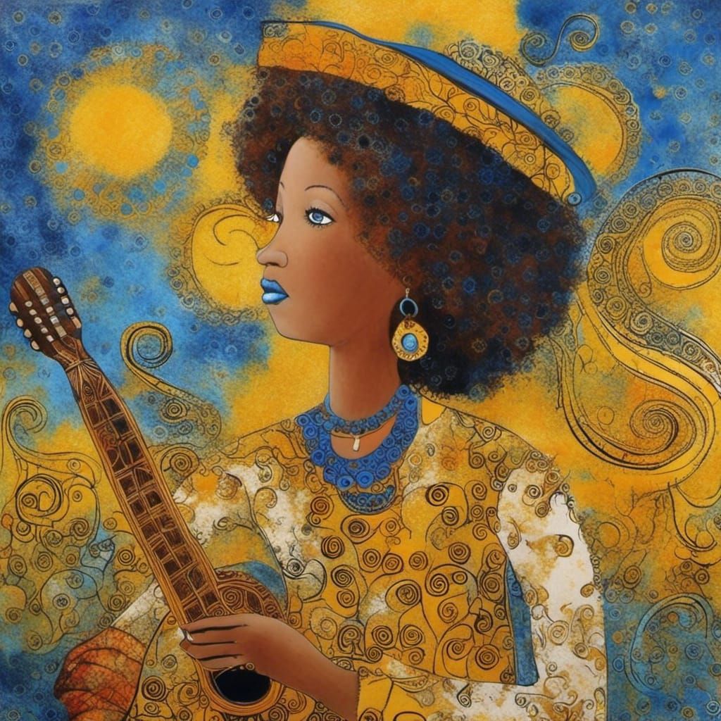 <lora:AnnaS style:1.0> (((A Portrait of a Beautiful african ...