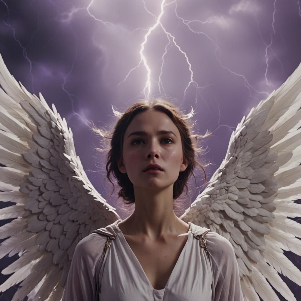 Angelic Woman in Dramatic Cinematic Lighting