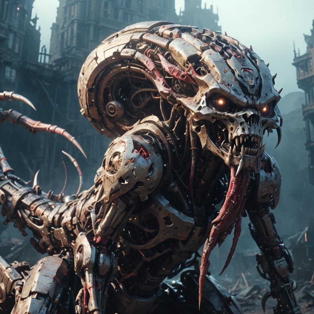 Grotesque Sci-Fi Fiend: A Tormentor's Futuristic Domain