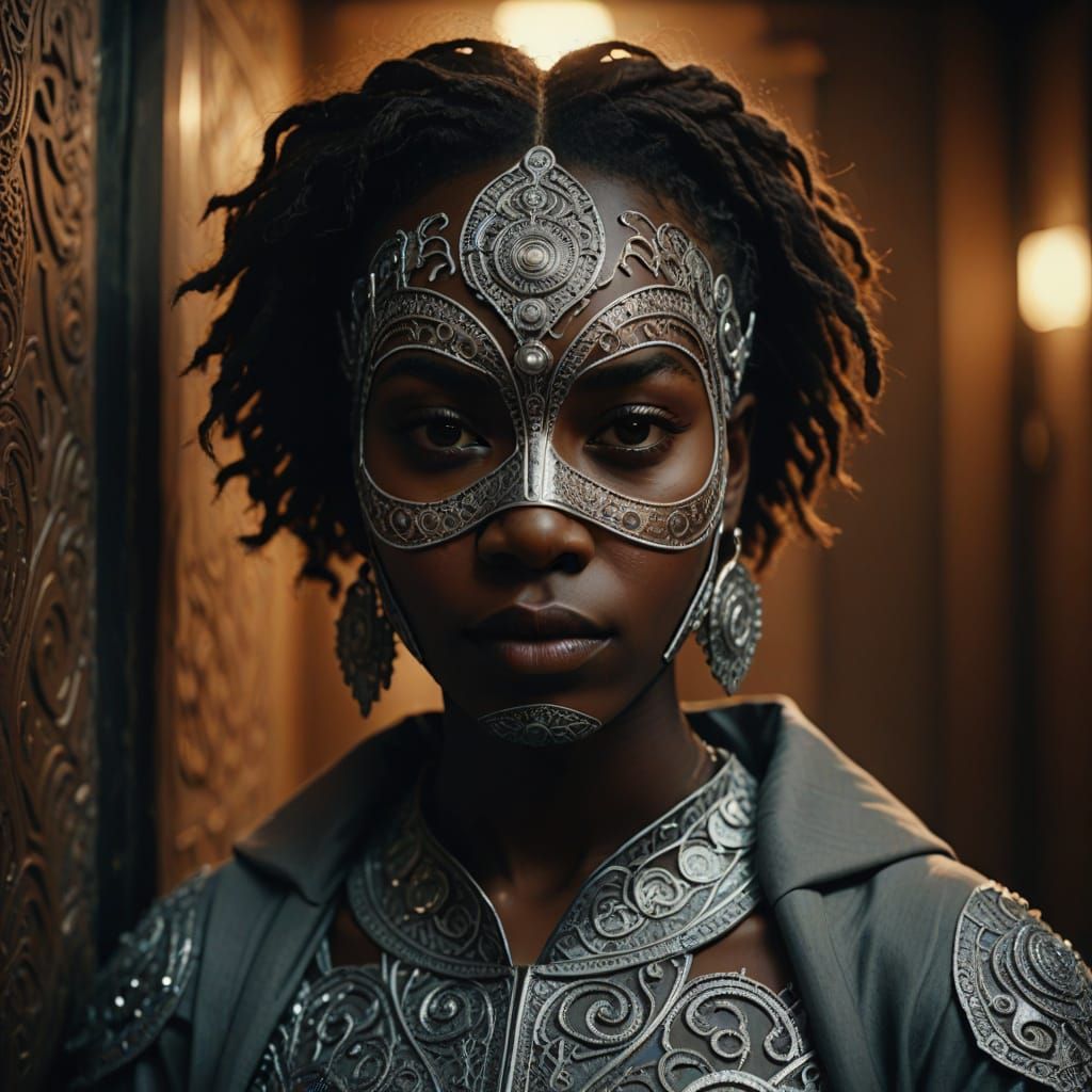 Hyperrealistic Portrait of a Nigerian Teleporter in Digital ...