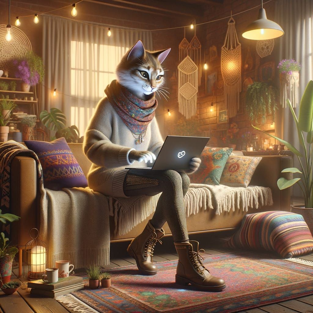 Bohemian Spirit, Feline Creativity