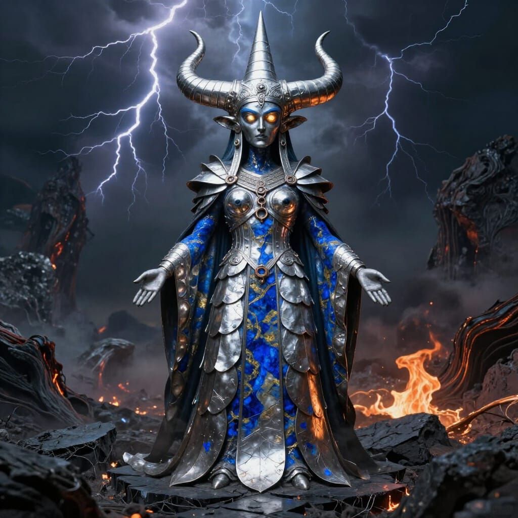 Amizzadu, Primordial Queen of Galena and Lapis Lazuli