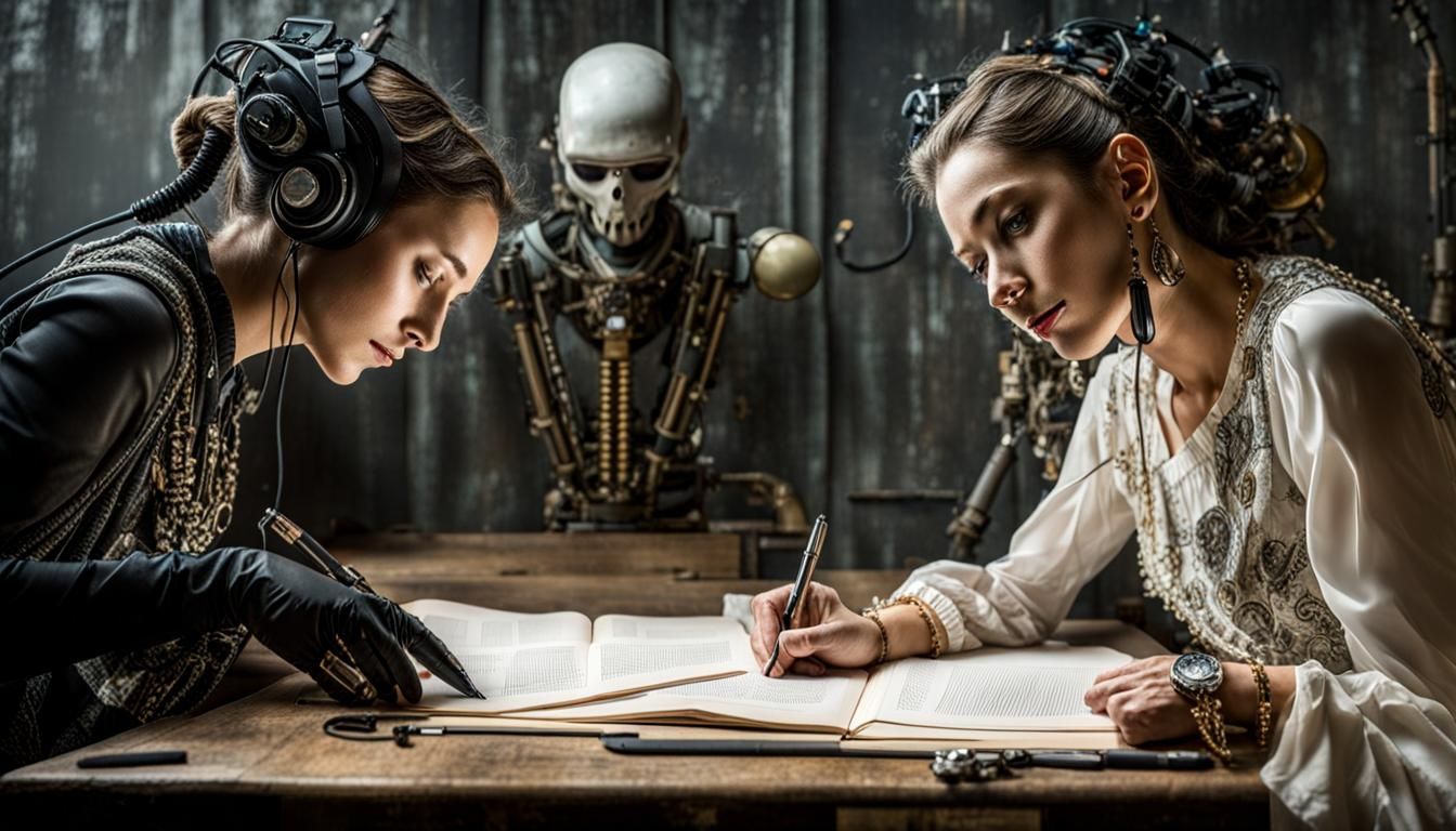 Surreal Alien Restaurant Celebration in Hyperrealistic Photo...